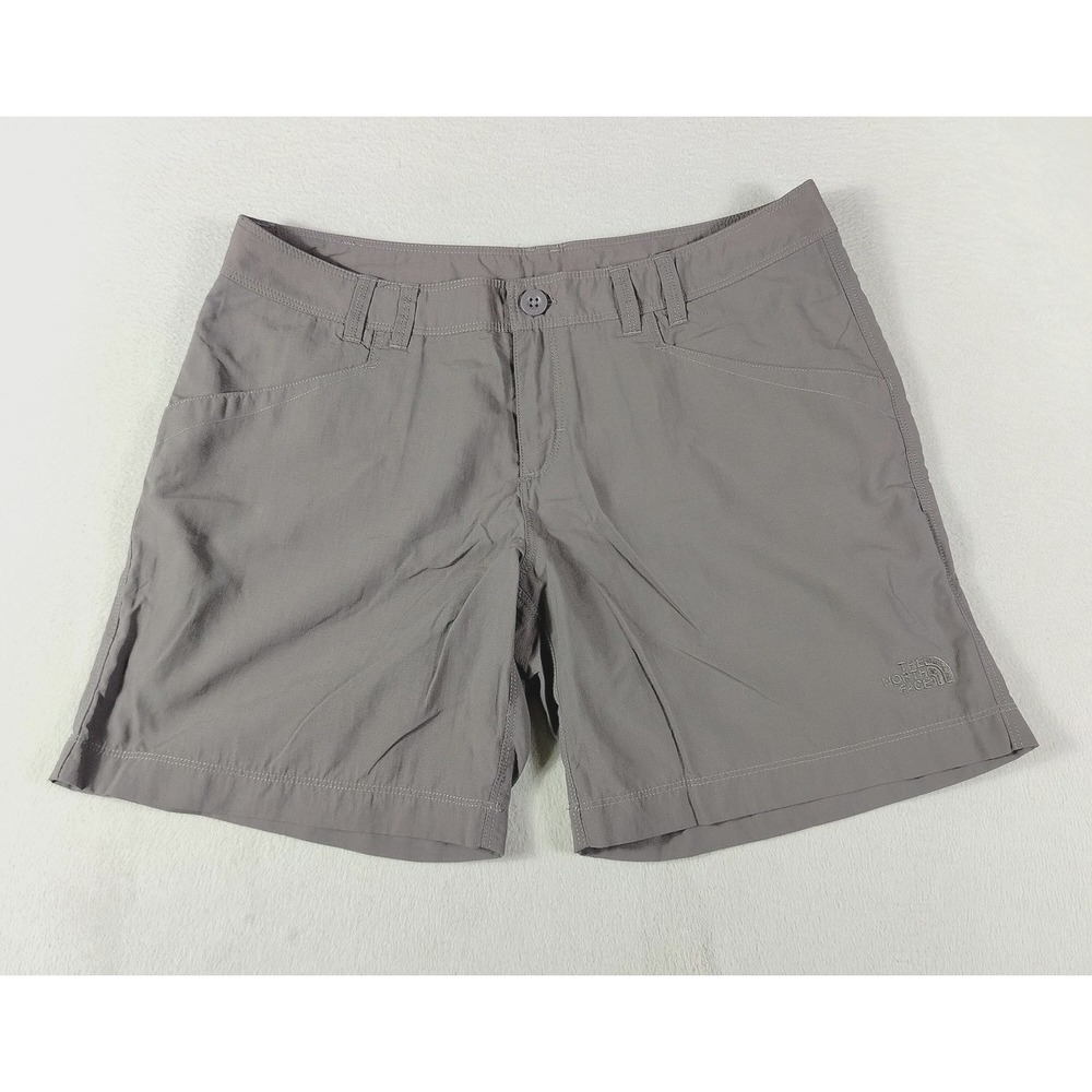 The North Face Shorts Womens 10 Gray Hiking Nylon‎ Lightweight Outdoor Gorpcore